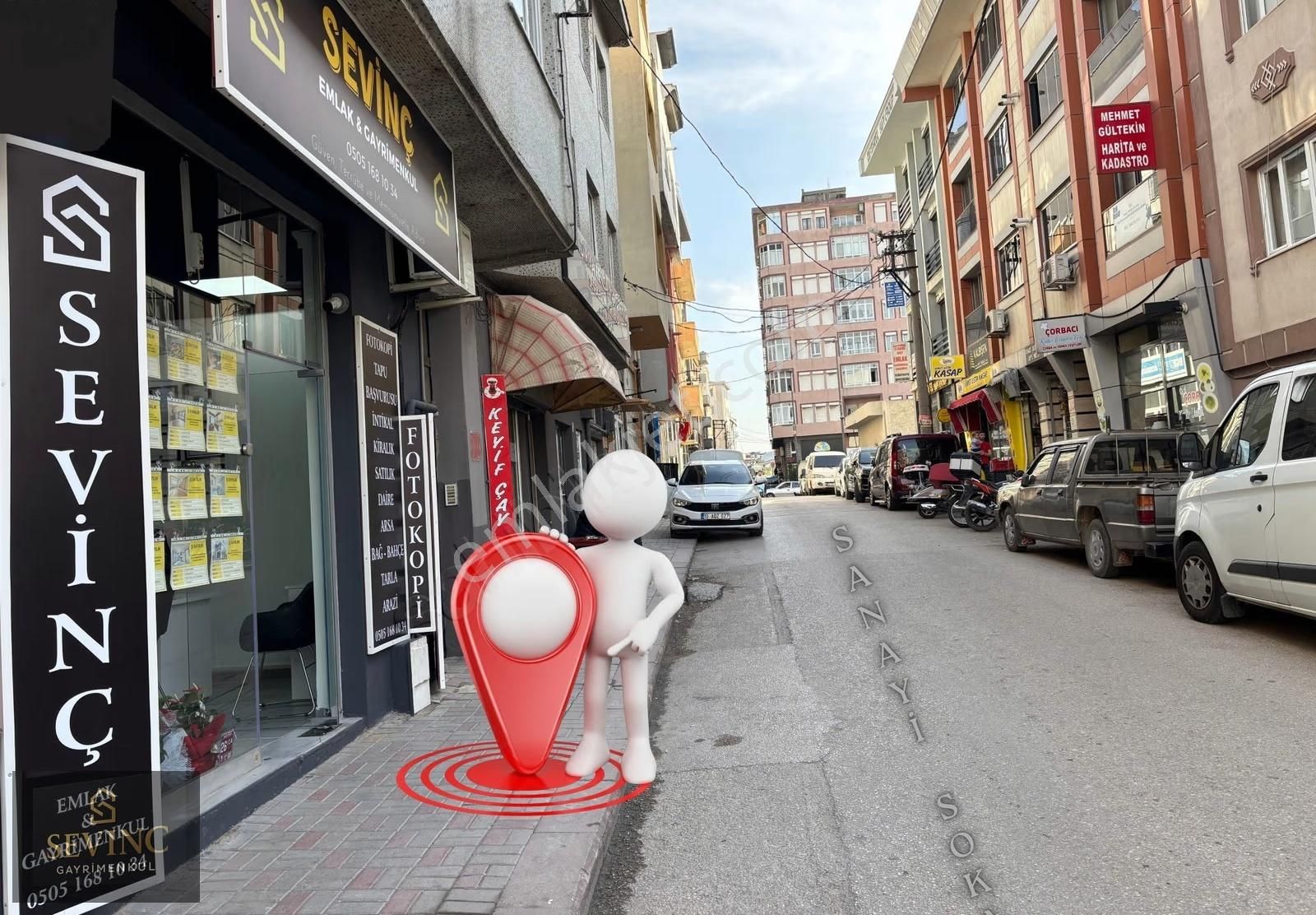 Sevinç'ten Cadde Port'ta Ön Cephe Manzaralı 1+1 Kiralık Daire - Görsel 12