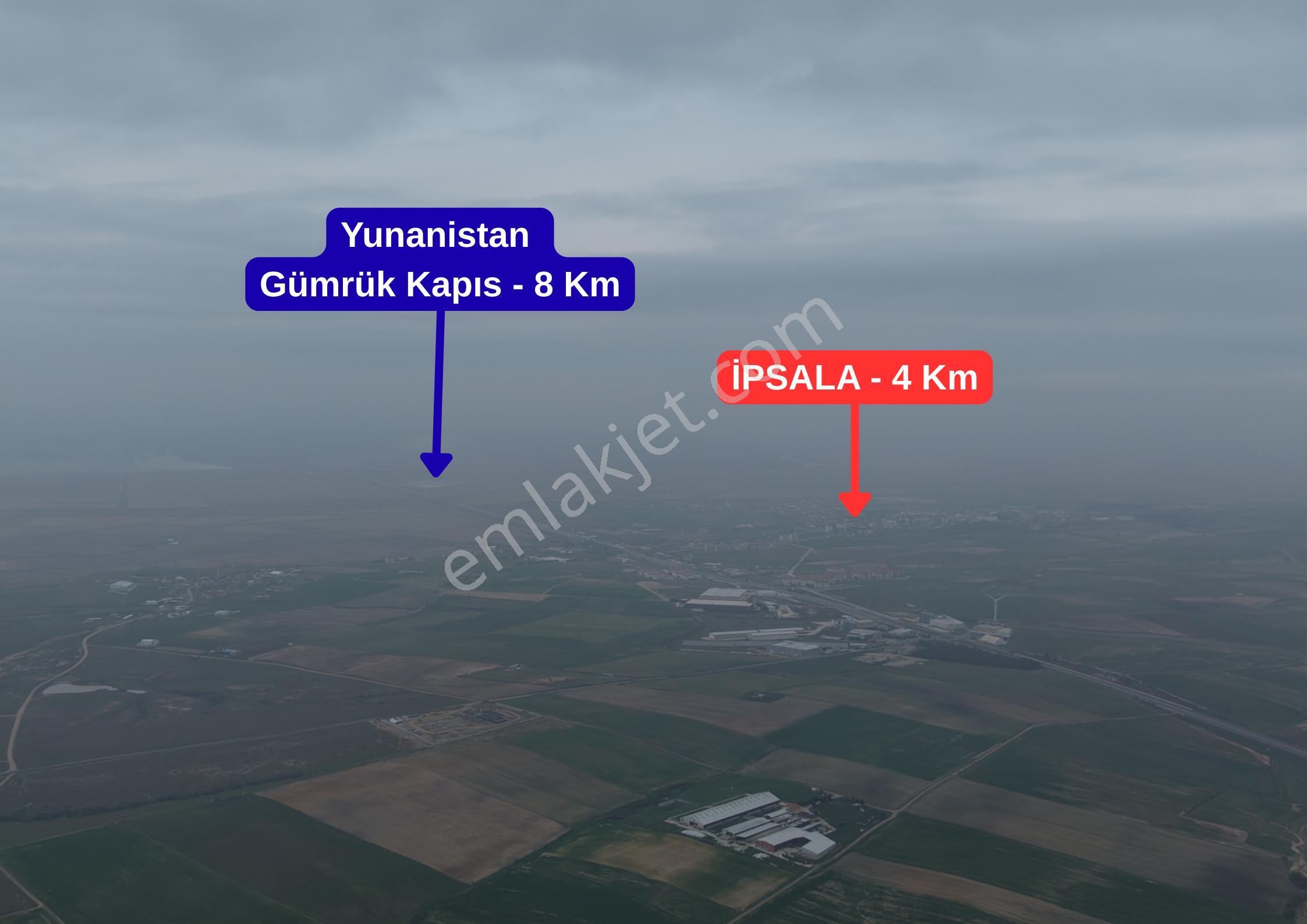 Edirne İpsala Osb'de Satılık Arazi-3 Ayrı Tapu Toplam 19 Dekar - Görsel 6