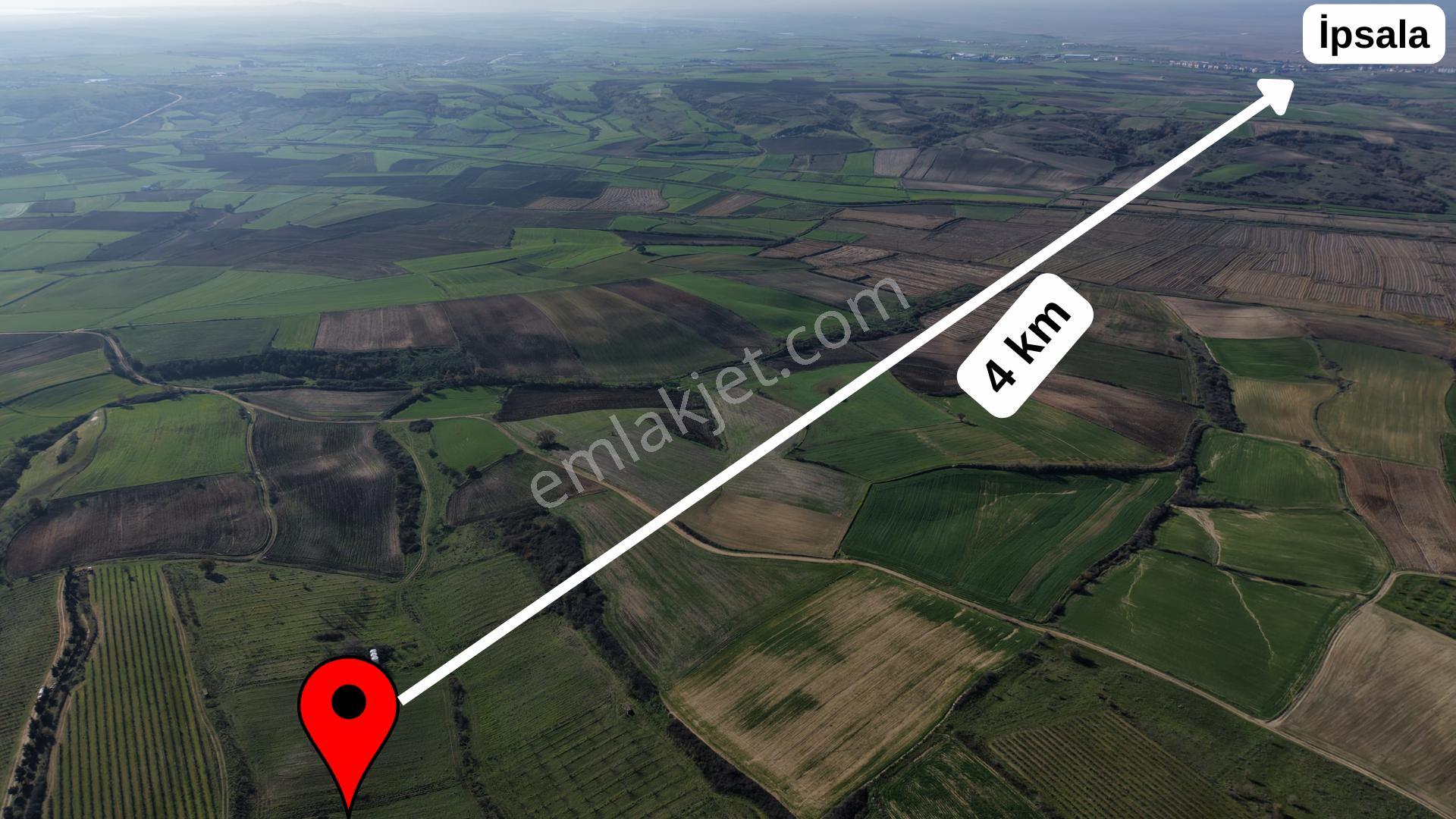 Edirne İpsala Sarpdere-satılık Tarla-tek Tapu-50 Dekar - Görsel 3
