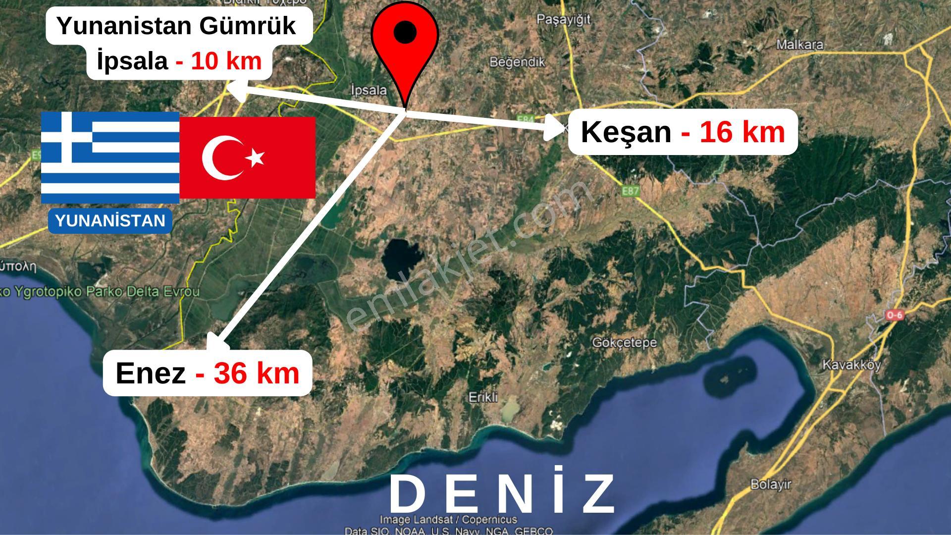 Edirne İpsala Sarpdere-satılık Tarla-tek Tapu-50 Dekar - Görsel 7