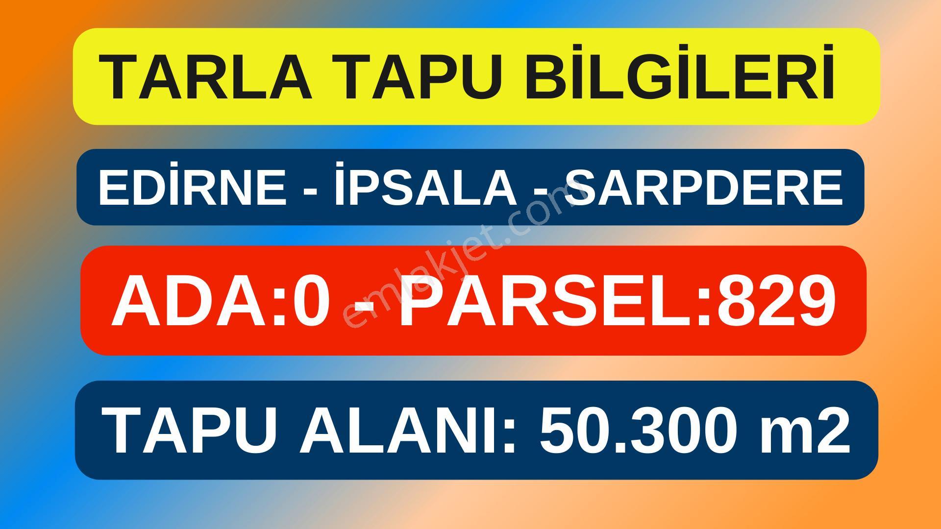 Edirne İpsala Sarpdere-satılık Tarla-tek Tapu-50 Dekar - Görsel 6