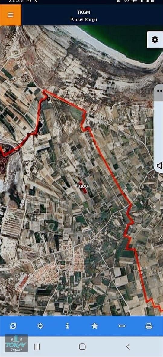 Burdur Merkez Yariköy'de 3600 Metrekare Tarla Yatırımlık Göl Ma - Görsel 3