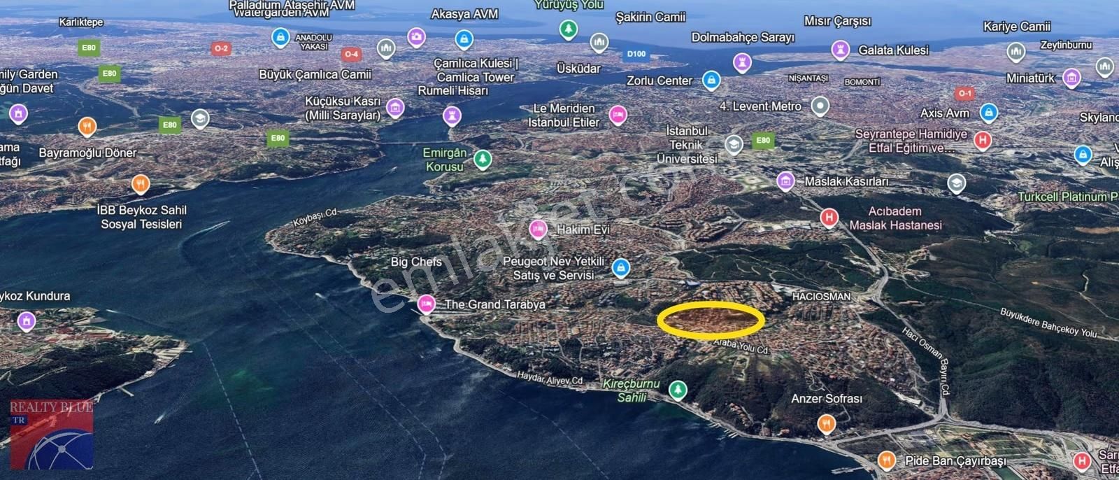 Tarabya_satılık(1+0 )55 M2 _ 25 M2 Arsa Payı Ve Geri Görünüm (+) - Görsel 12