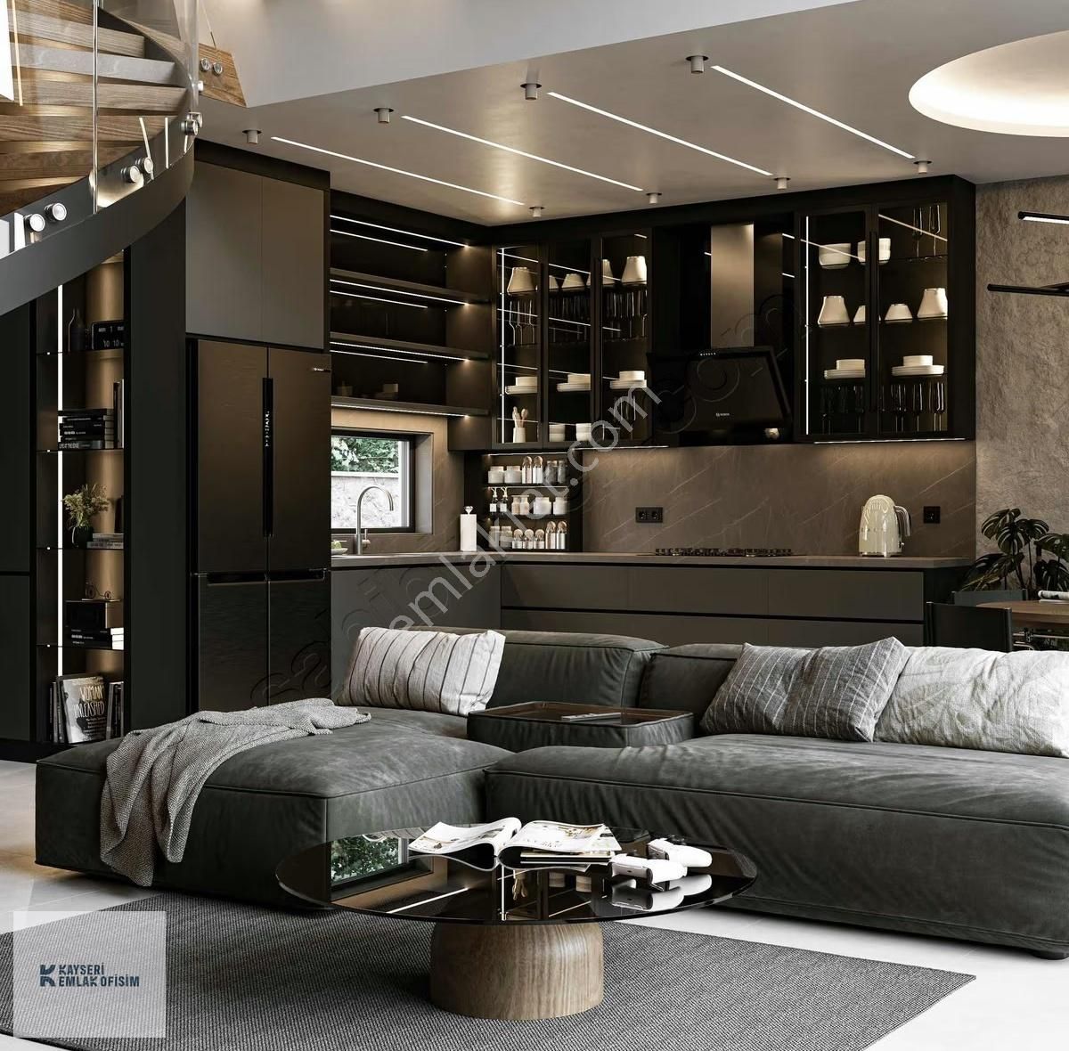 Hacılarda Lüks Ağır Çelik Konstrüksiyon 3+1 480 M2 Arsalı - Görsel 4