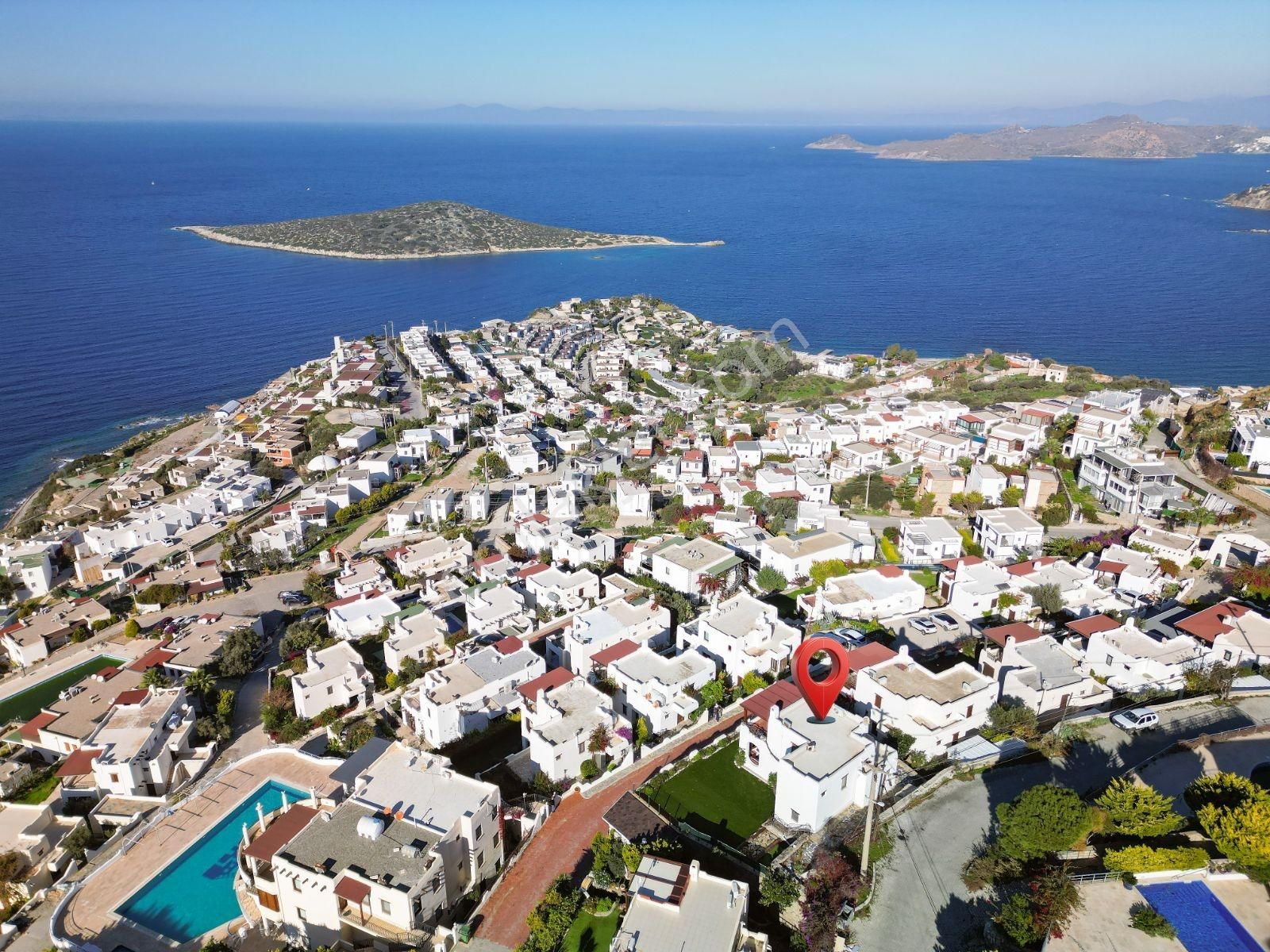 Gümüşlük Koyunbaba Lebi Derya Manzaralı Bahçeli Müstakil Villa - Görsel 21