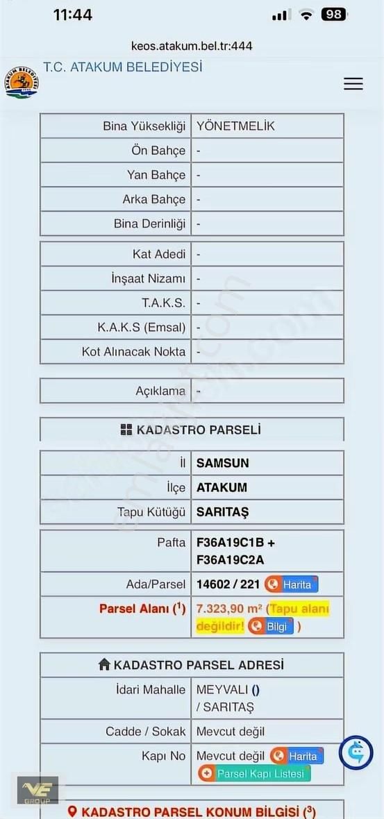 Sarıtaşta 7324 M² Yolu Açık, Elektrik-su Hazır Müstakil Tarla - Görsel 13