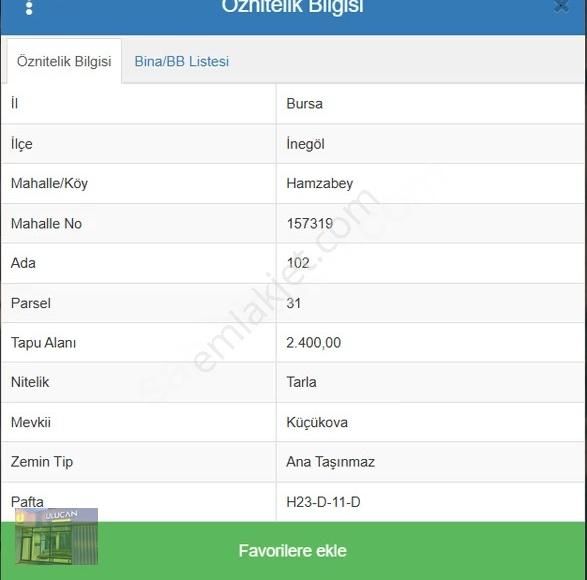 Ulucan'dan İnegöl Alanyurt İmar Dibi Tarla - Görsel 3