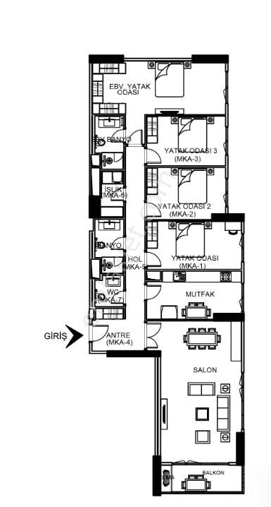 Acil Satılık Modern Yaka Tek Yetkili Satış Ofisinden 4+1 (my196) - Görsel 6