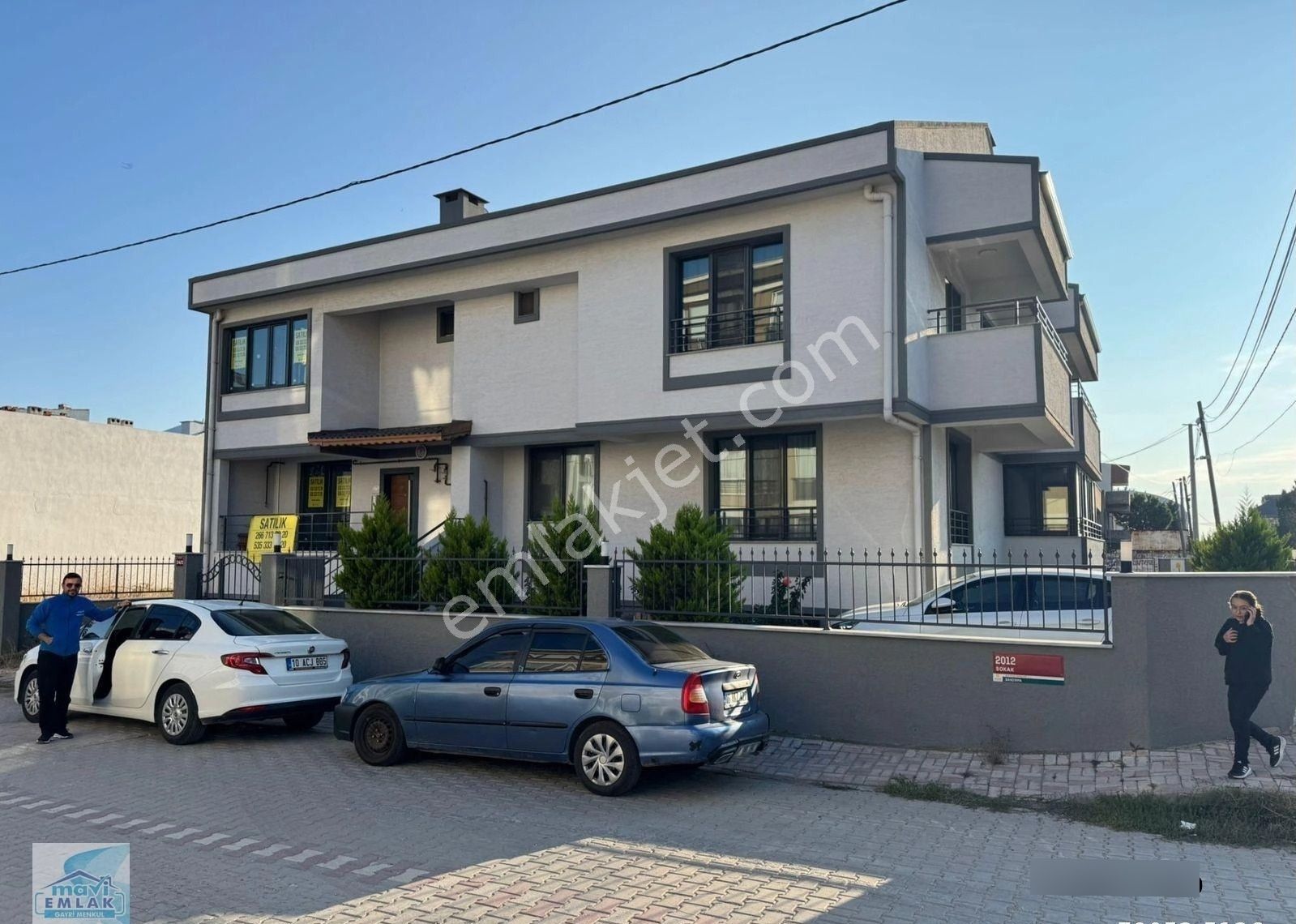 Bandırma Mavi'den Ultra Lüx Şık Tasarımlı 5+1+2 Satılık Triplex