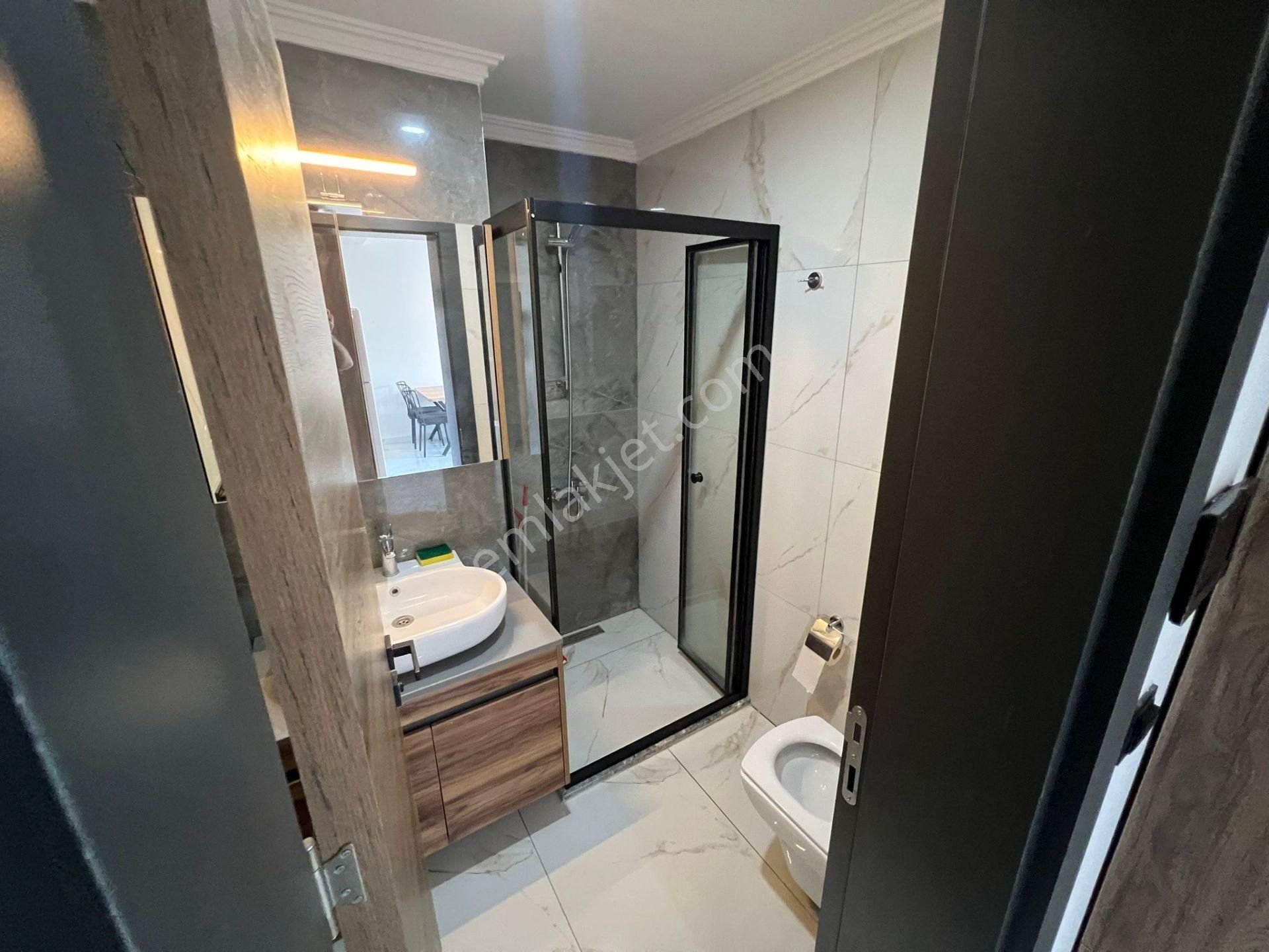 Alanya Obada Full Aktiviteli Site İçerisinde Kiralık 1+1 Eşyalı Temiz Daire - Görsel 14