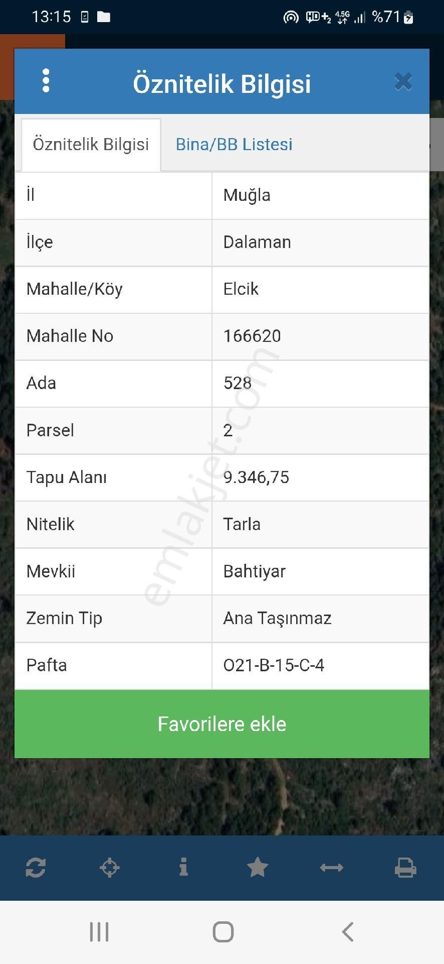 Dalaman Elcik Mahallesinde 9346 M2 - Görsel 2