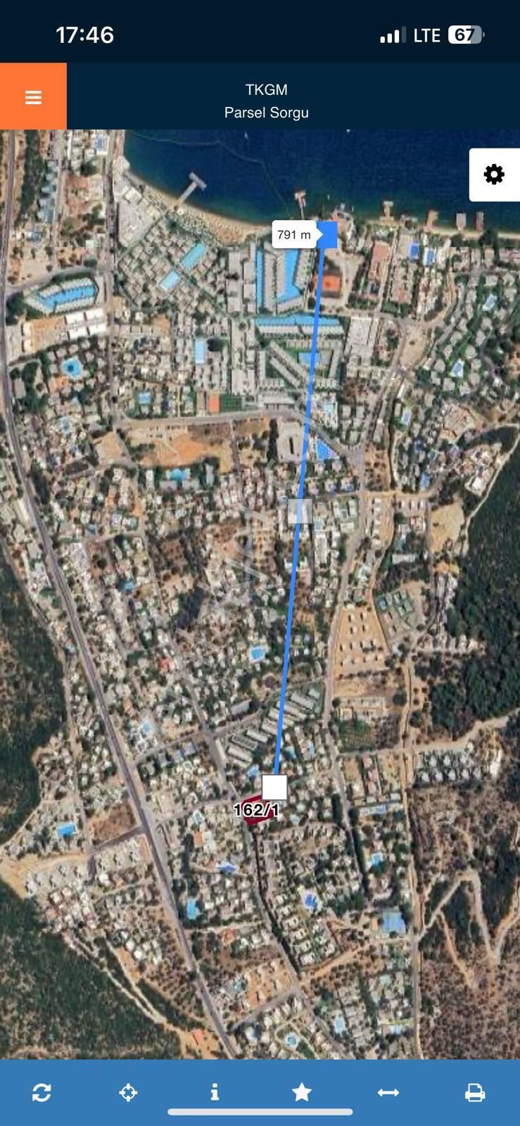 Bodrum Torba’da Denize 800 M, %15 Emsalli 1.019 M² İmarlı Arsa