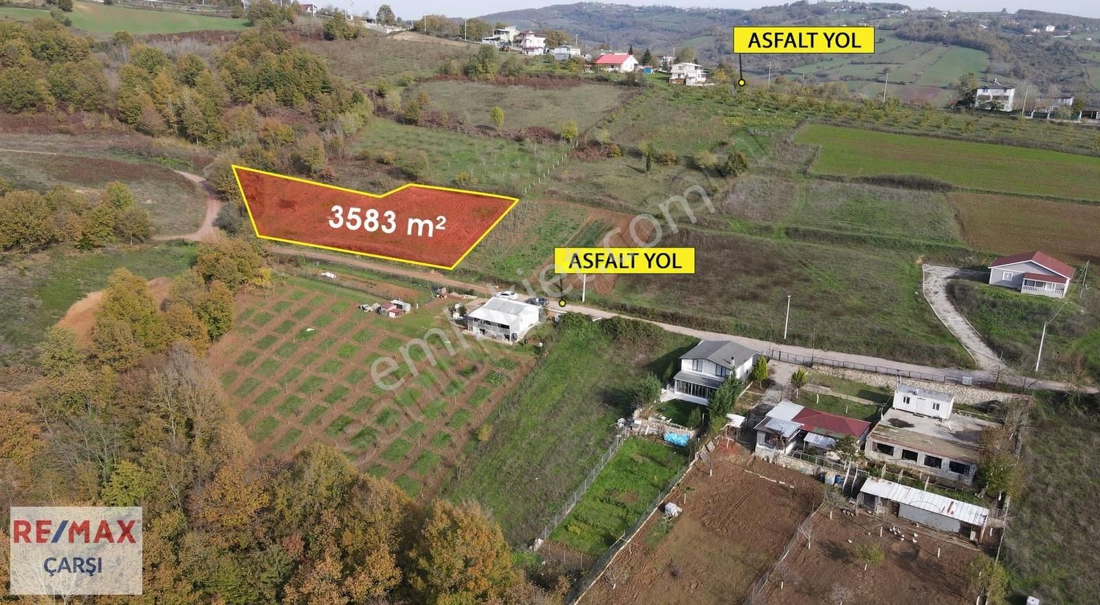 Yassıbağda Kaçırılmaz Fırsat: Asfalt Yola Cepheli 3.583m² Tarla - Görsel 3