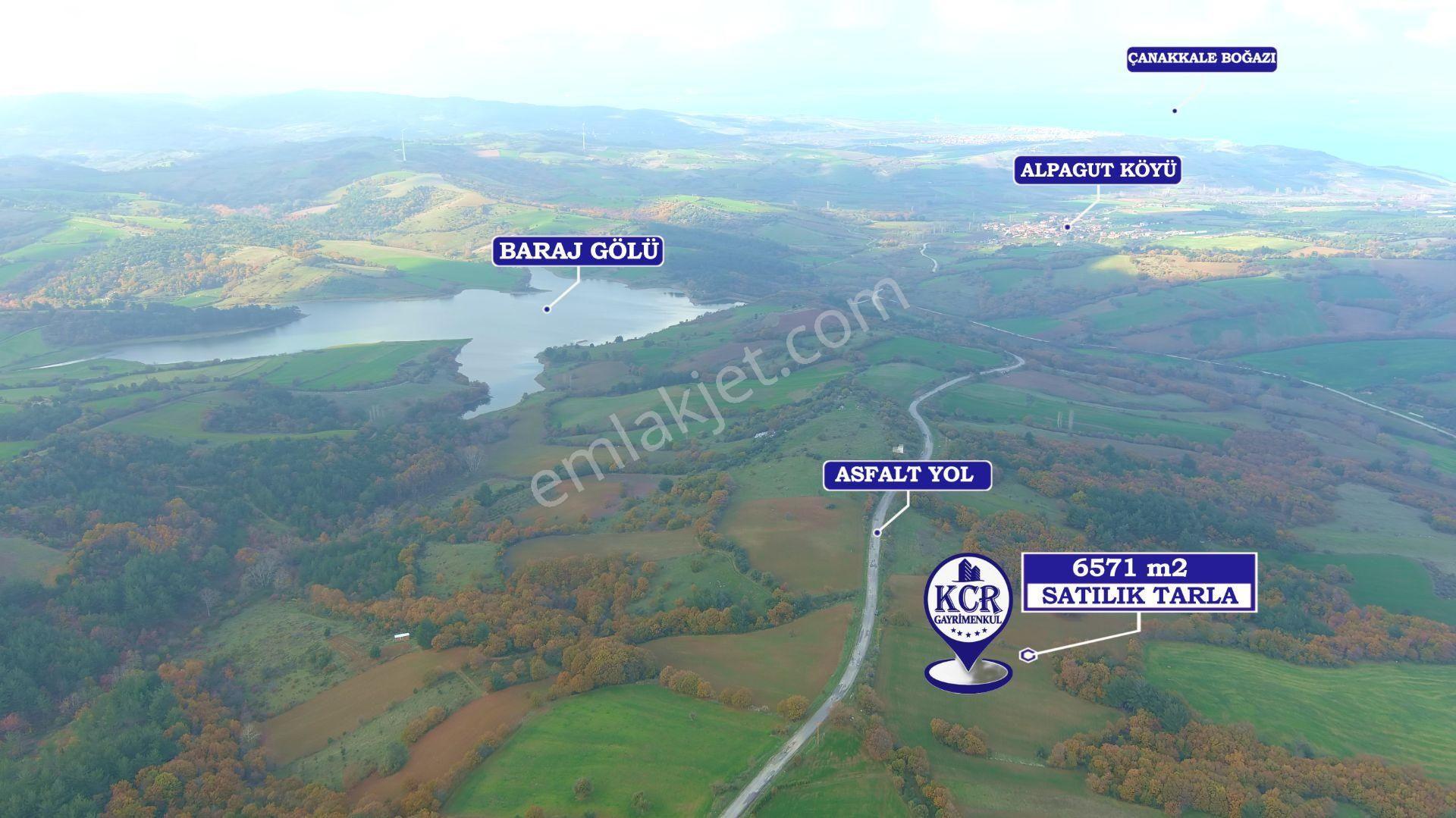 Lapseki'de Ulaşımı Kolay Asfalt Kenarı Yatırımlık Tarla - Görsel 8