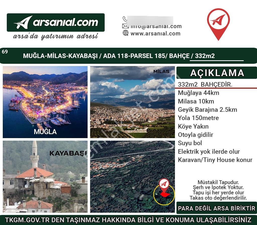 Muğla-milas-kayabaşı-satılık 332m2bahçe - Görsel 30