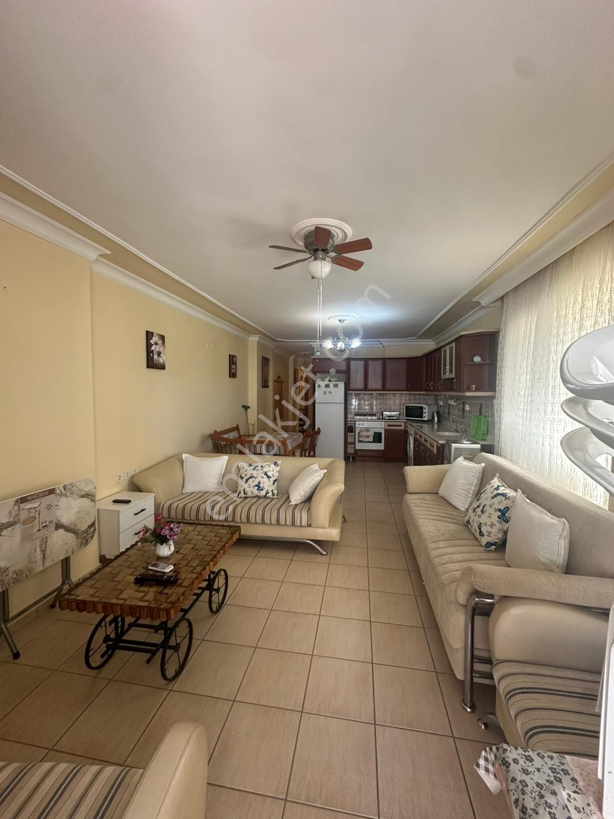 !!! Fiyat Düştü !!! Didim / Altınkum'da Denize 1 Dakika Mesafede 2+1 Full Eşyalı Satılık Daire