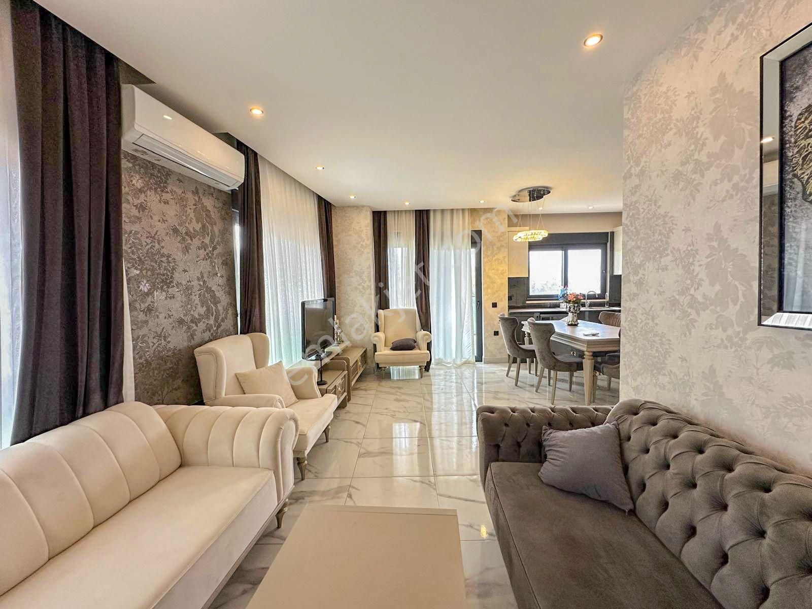Alanya Oba'da Kiralık Lüks Site İçi 2+1 Eşyalı Manzaralı Daire - Görsel 9