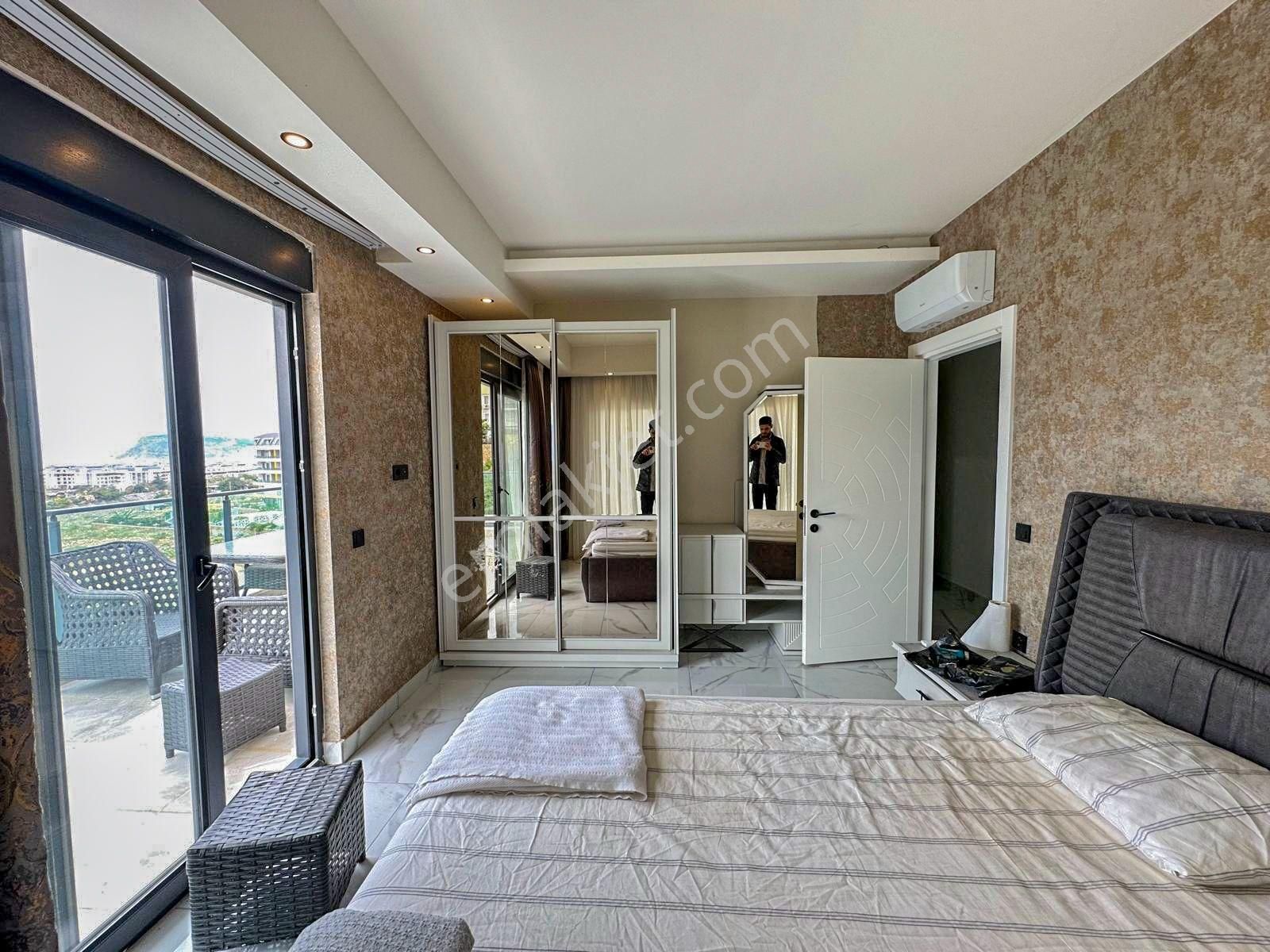 Alanya Oba'da Kiralık Lüks Site İçi 2+1 Eşyalı Manzaralı Daire - Görsel 20