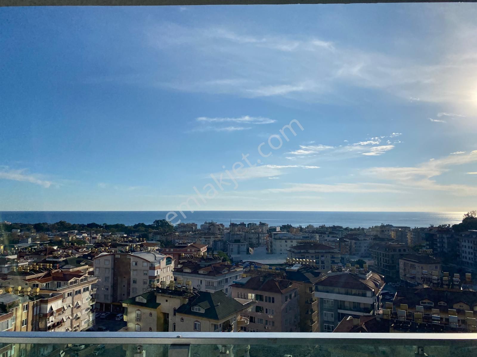 Alanya Cikcillide 3+1 Ayrı Mutfak 165m2 Full Deniz Manzaralı Aktiviteli Site İçerisi Kiralık Daire