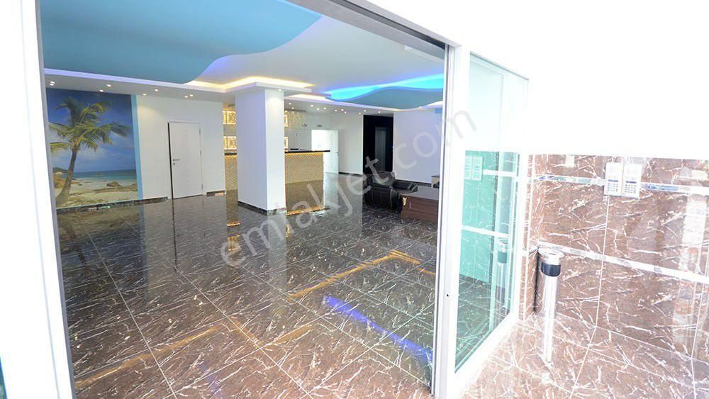 Alanya Cikcillide 3+1 Ayrı Mutfak 165m2 Full Deniz Manzaralı Aktiviteli Site İçerisi Kiralık Daire - Görsel 10