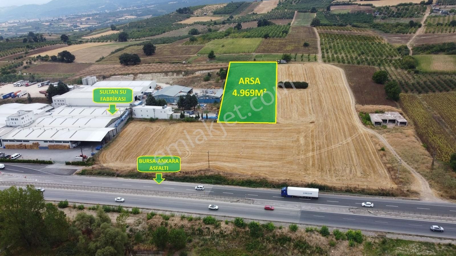 Ulucan'dan İnegöl Ankara Asfaltın'da Ticari Arsa - Görsel 2