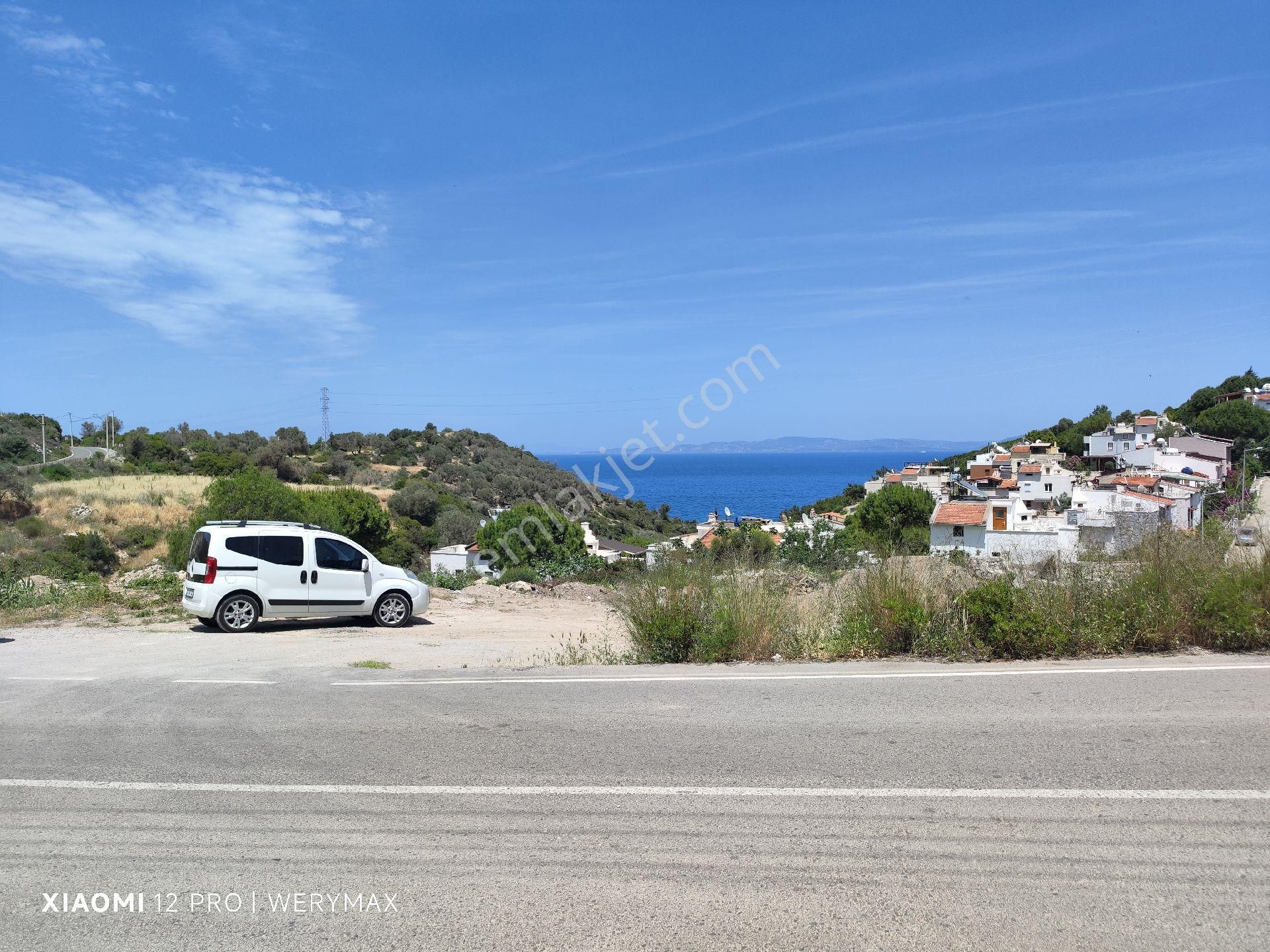 Karaburun Mordoğan İzmir Caddesine Cephe Satılık Mfull Deniz Manzaralı Arazi - Görsel 6