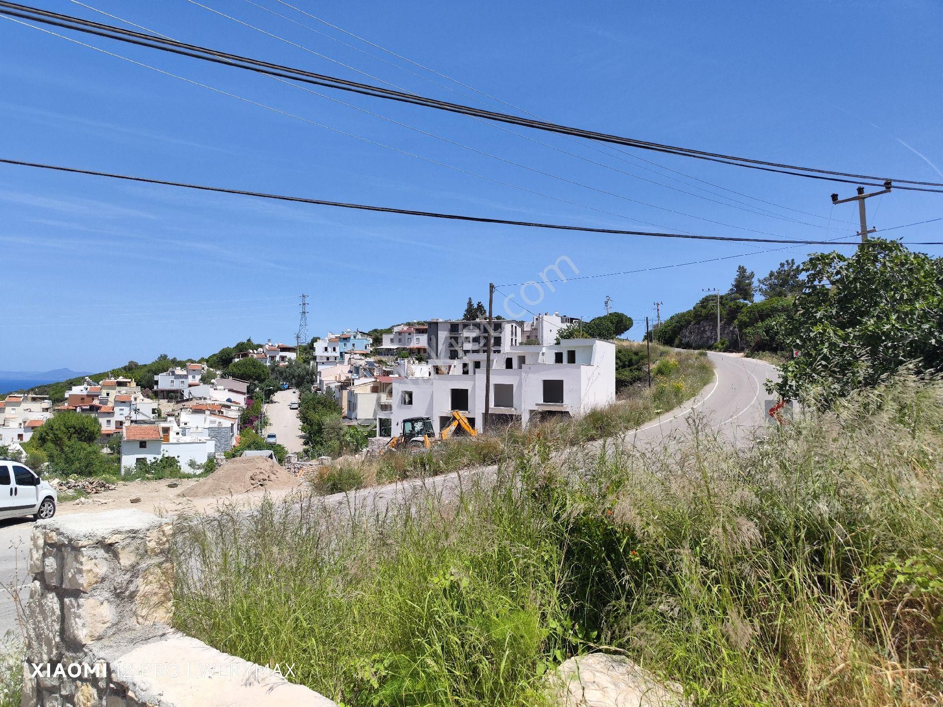 Karaburun Mordoğan İzmir Caddesine Cephe Satılık Mfull Deniz Manzaralı Arazi - Görsel 9