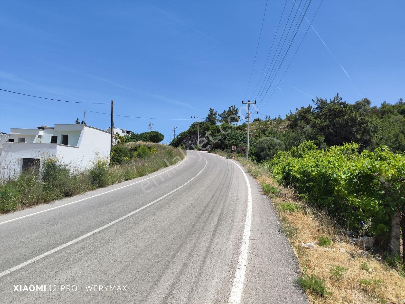 Mordoğan'da İzmir Cadde Cephe Satılık Full Deniz Manzaralı Tarla - Görsel 10