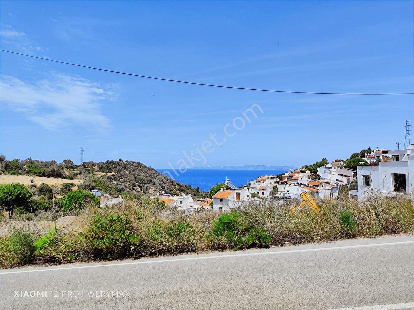 Mordoğan'da İzmir Cadde Cephe Satılık Full Deniz Manzaralı Tarla - Görsel 7