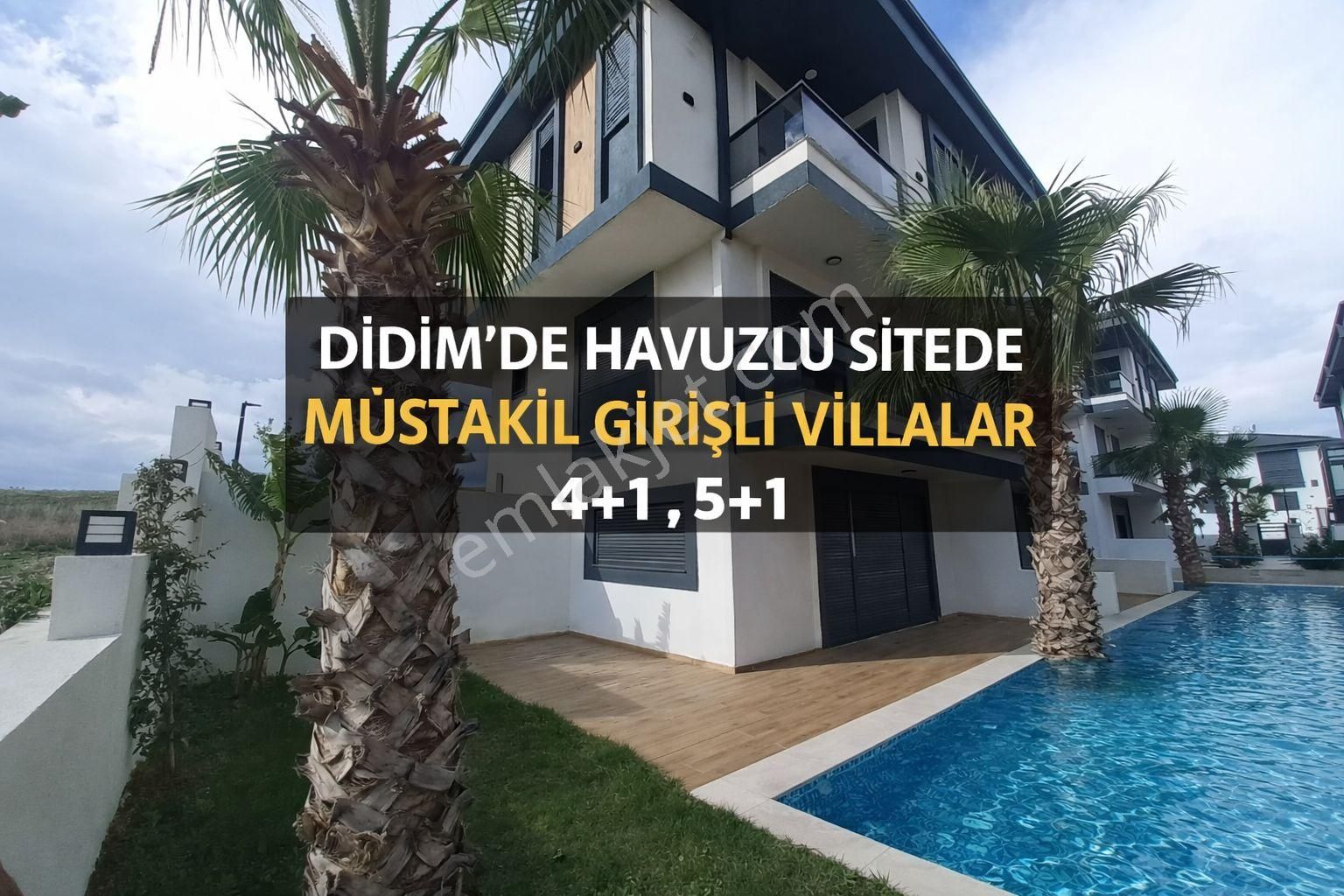 Didim Hisar’da Ortak Havuzlu Müstakil 4+1 & 5+1 Lüks Villalar Yatırımlık Fırsat
