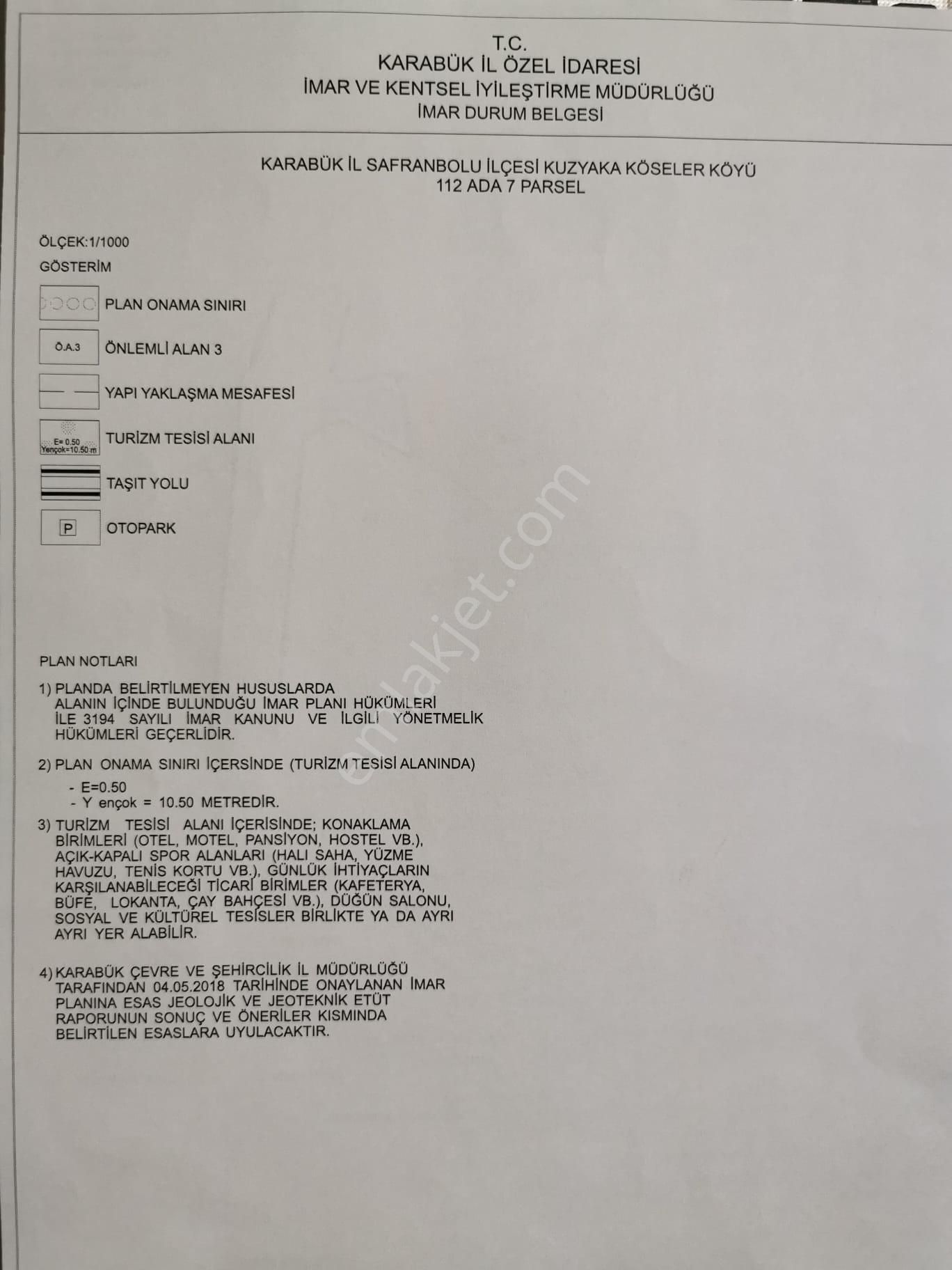 Wisrem Safranboludan Çevrik Köprüde Turizm Ticari İmarlı Arsa - Görsel 24