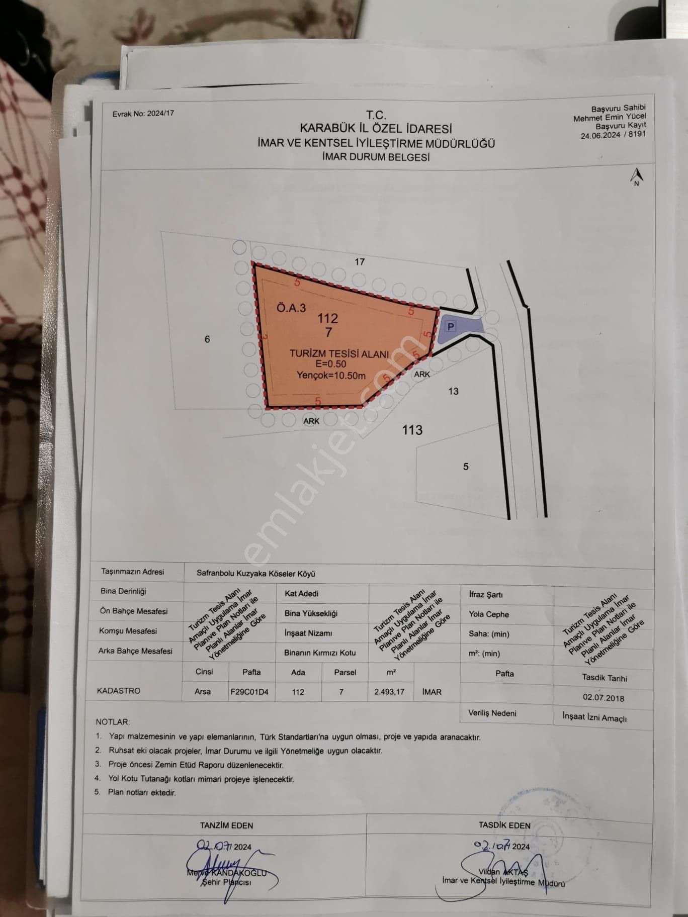 Wisrem Safranboludan Çevrik Köprüde Turizm Ticari İmarlı Arsa - Görsel 23