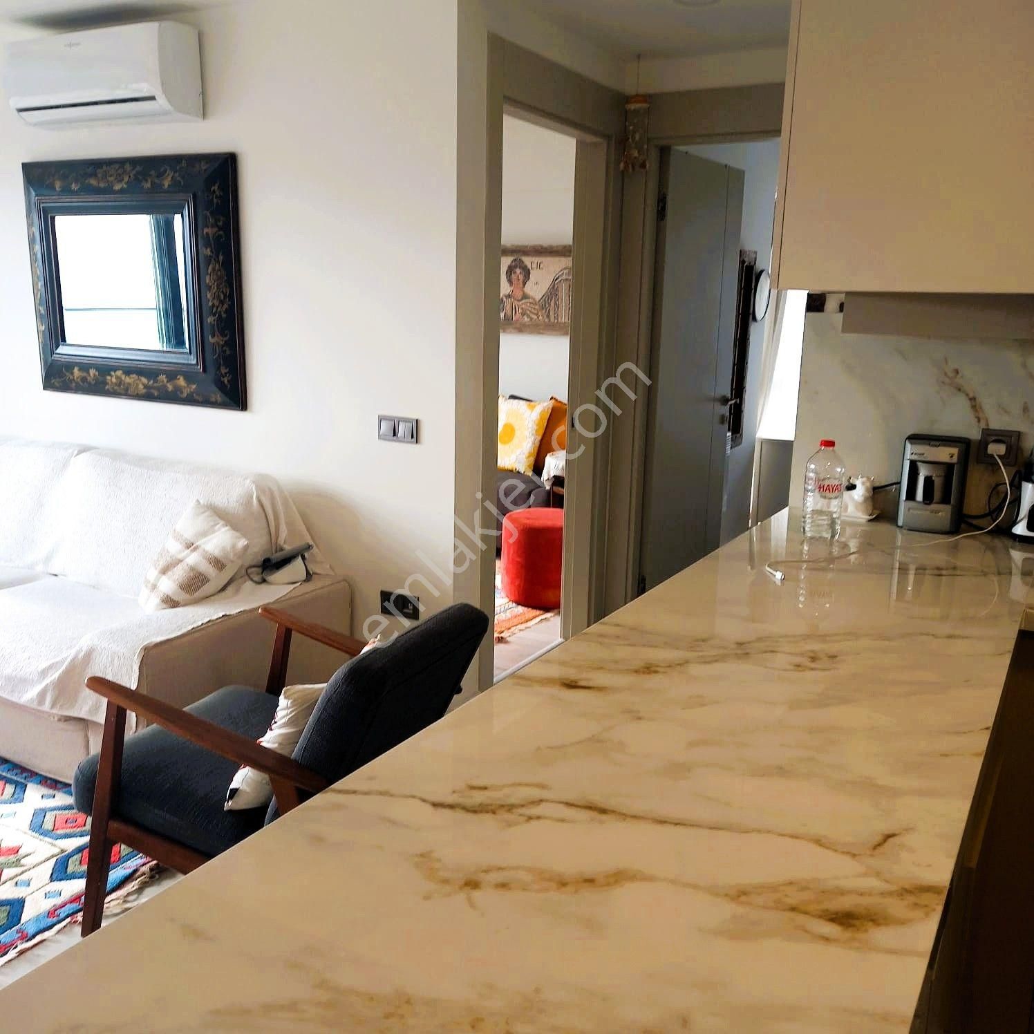 Milas Kemikler Hayal Bodrum Sitesinde 2+1 Eşyalı Kiralık Daire - Görsel 7