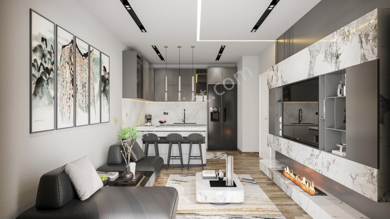 Konsept Sitede Satılık 1+1 Ve 3+1 Daireler - Görsel 27