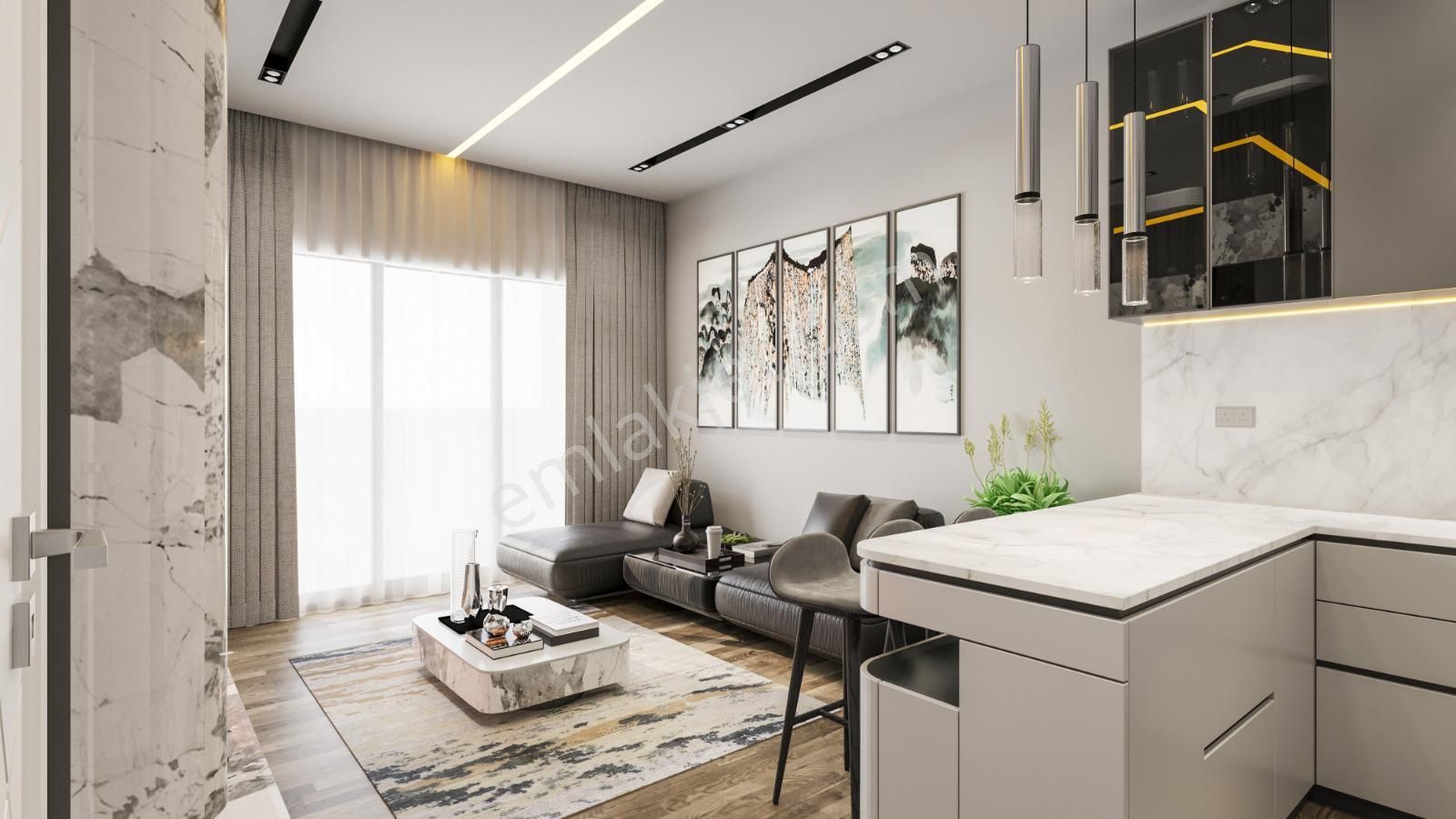 Konsept Sitede Satılık 1+1 Ve 3+1 Daireler - Görsel 20