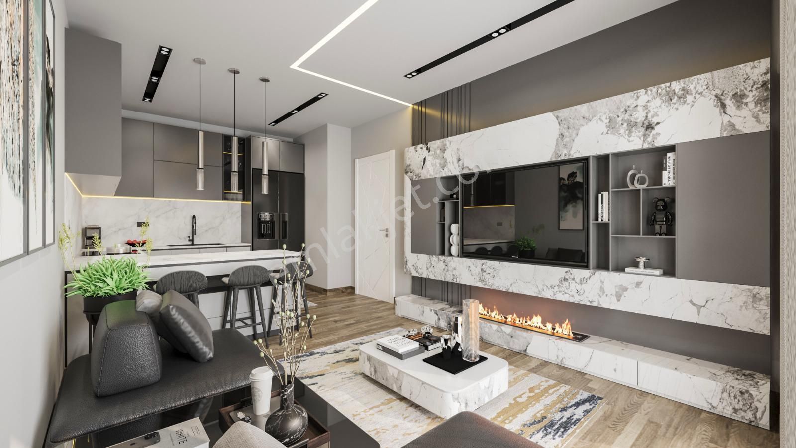 Konsept Sitede Satılık 1+1 Ve 3+1 Daireler - Görsel 23