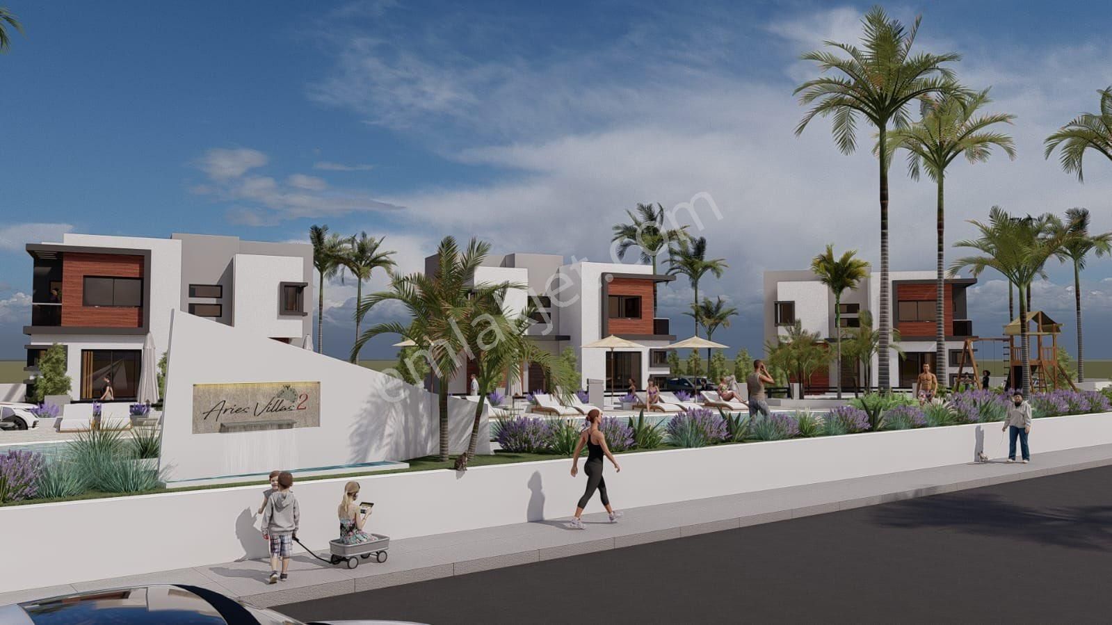 Kıbrıs İskele Long Beach Bölgesi Projeden Hemen Teslim %50 Peşşn %50 Faizsiz 24 Ay Vadeli Villalar - Görsel 18