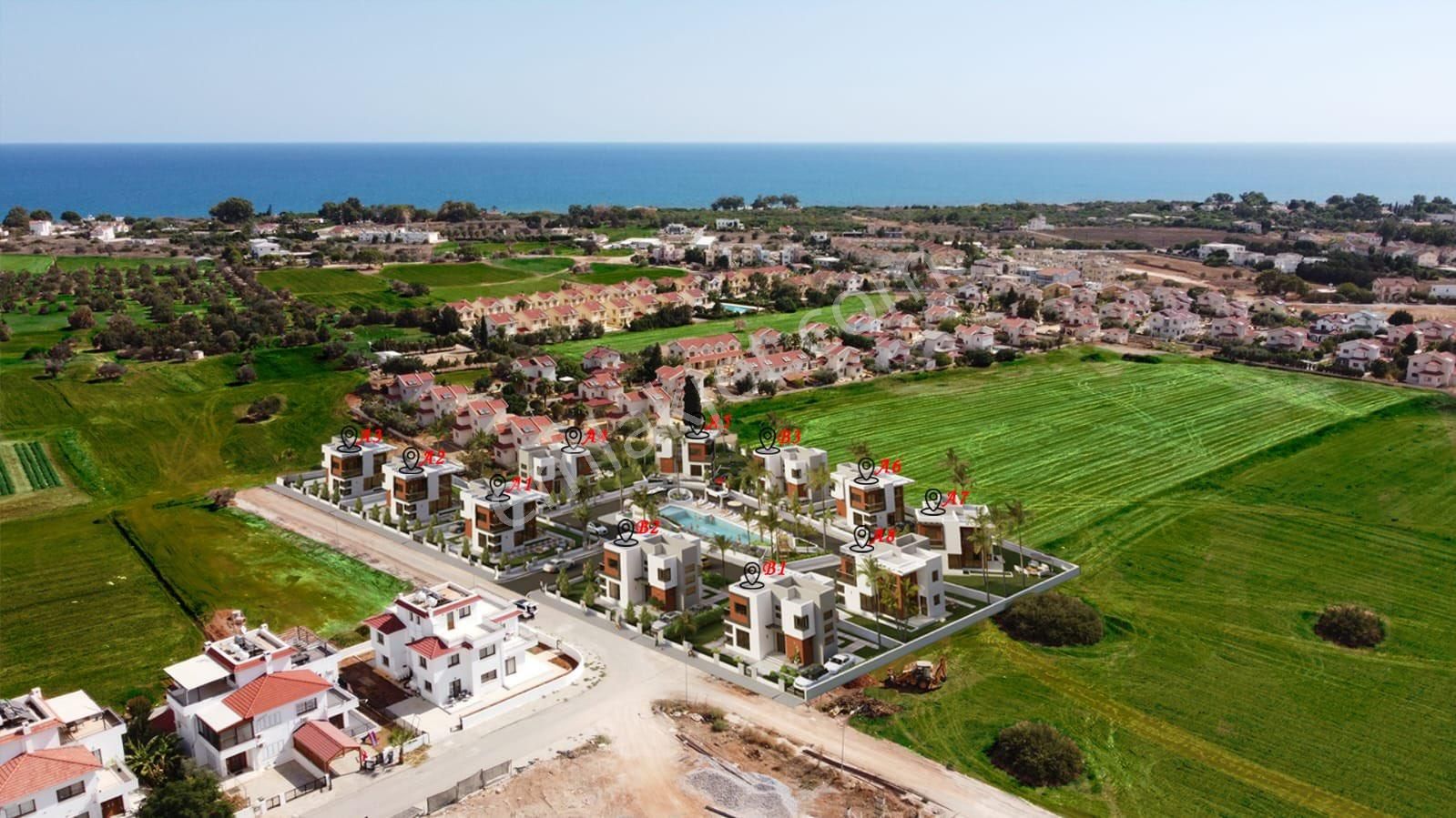 Kıbrıs İskele Long Beach Bölgesi Projeden Hemen Teslim %50 Peşşn %50 Faizsiz 24 Ay Vadeli Villalar - Görsel 9