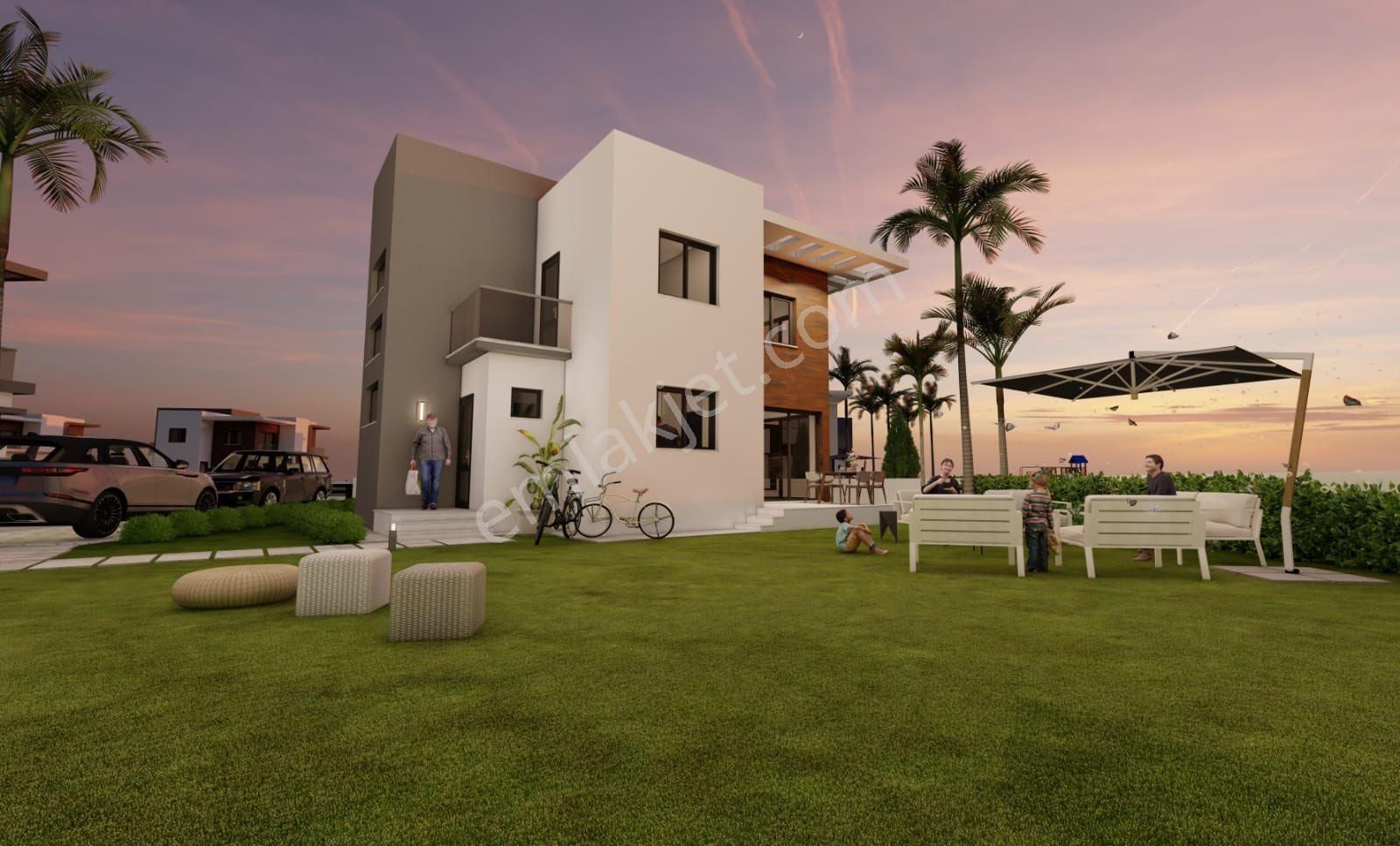 Kıbrıs İskele Long Beach Bölgesi Projeden Hemen Teslim %50 Peşşn %50 Faizsiz 24 Ay Vadeli Villalar - Görsel 3