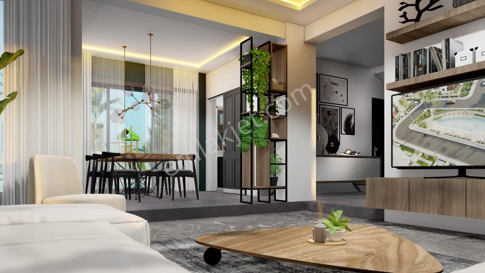 Kıbrıs İskele Long Beach Bölgesi Projeden Hemen Teslim %50 Peşşn %50 Faizsiz 24 Ay Vadeli Villalar - Görsel 20
