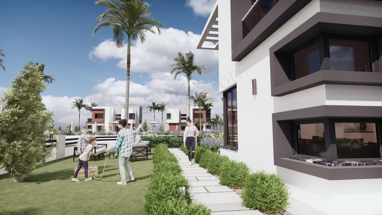 Kıbrıs İskele Long Beach Bölgesi Projeden Hemen Teslim %50 Peşşn %50 Faizsiz 24 Ay Vadeli Villalar - Görsel 10