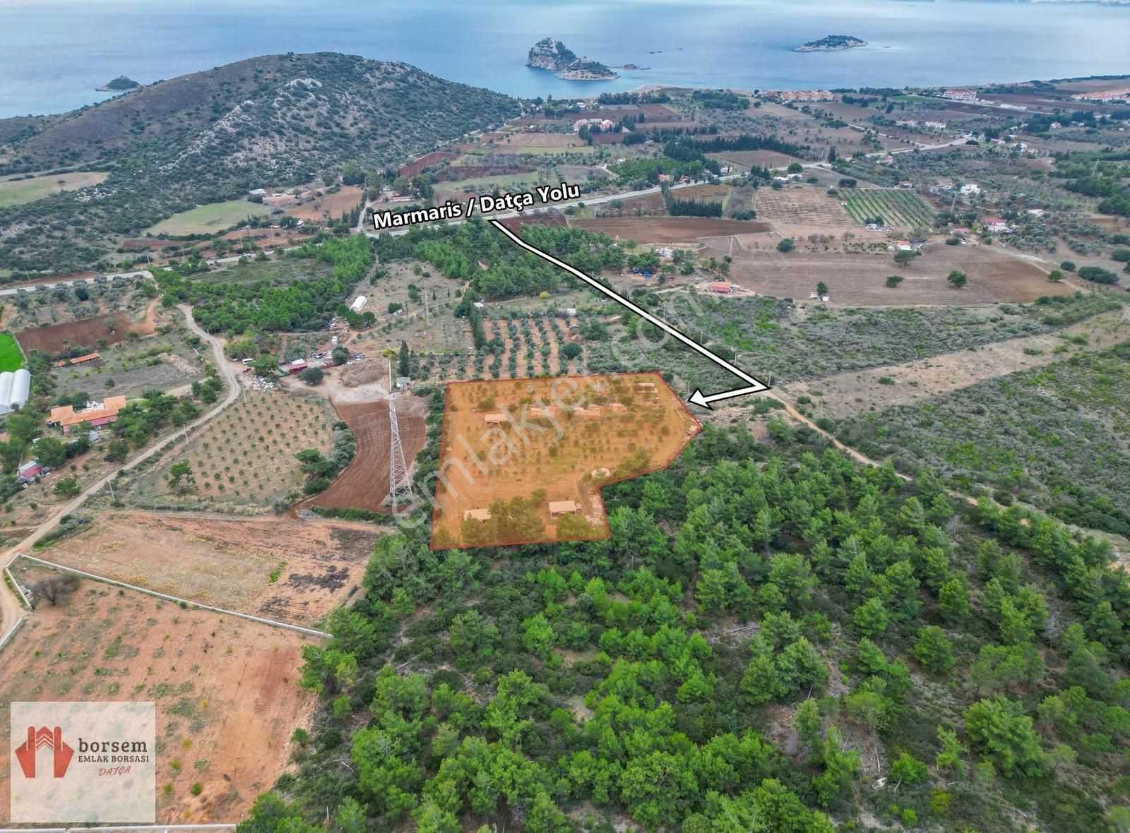 Borsem Datça - Emecik Mahallesinde Deniz Manzaralı Çiftlik - Görsel 22