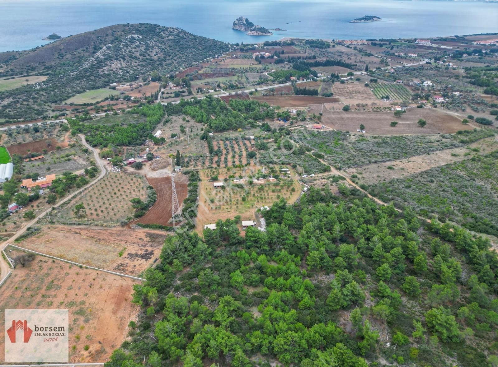 Borsem Datça - Emecik Mahallesinde Deniz Manzaralı Çiftlik - Görsel 3
