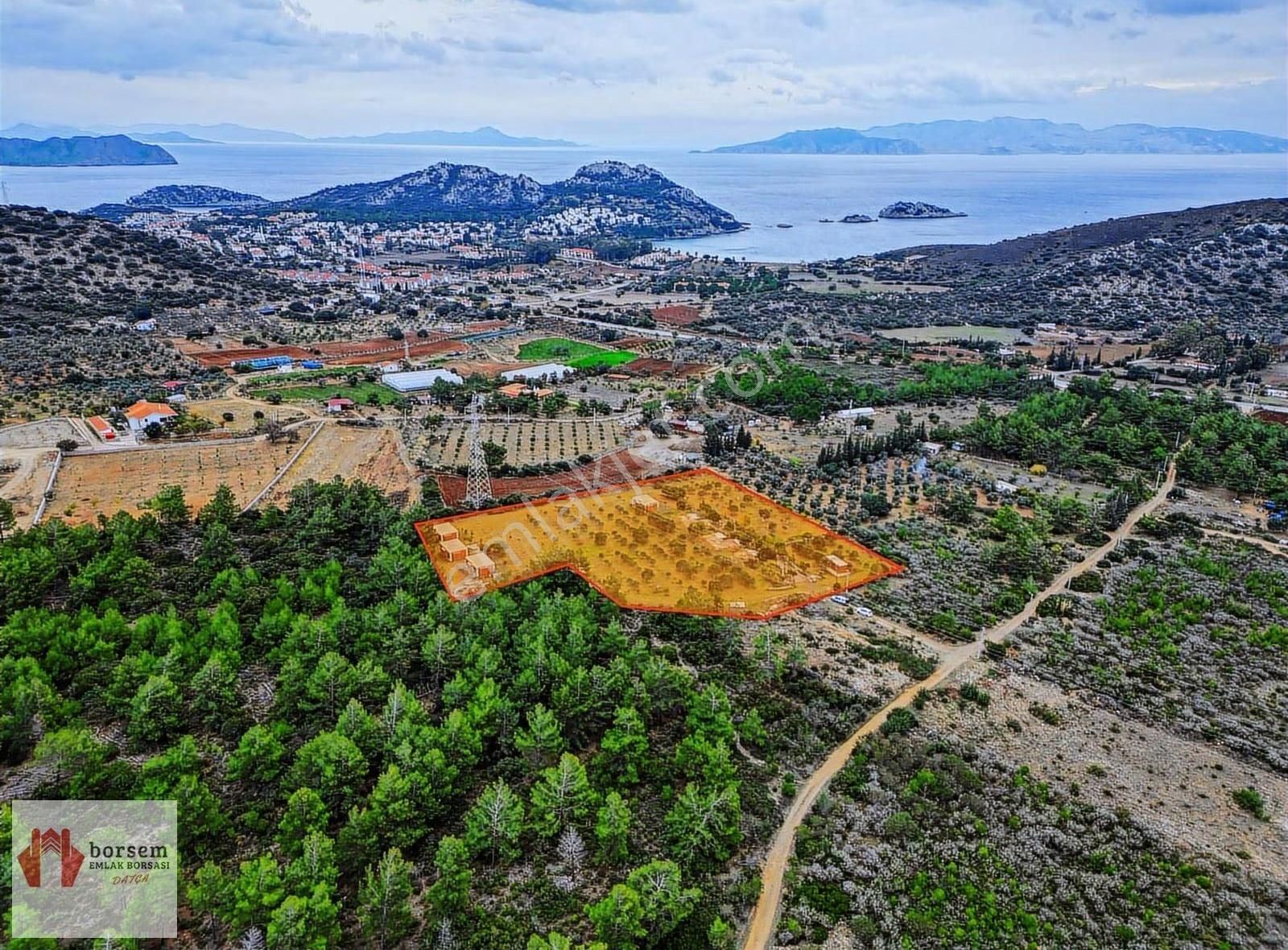 Borsem Datça - Emecik Mahallesinde Deniz Manzaralı Çiftlik - Görsel 18