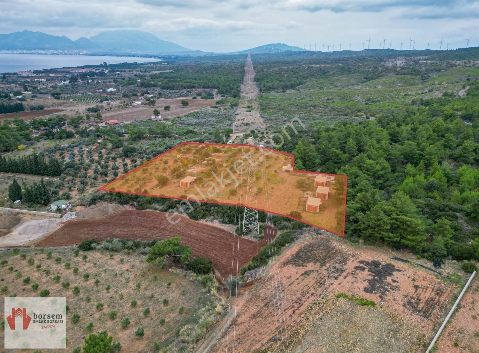 Borsem Datça - Emecik Mahallesinde Deniz Manzaralı Çiftlik - Görsel 8