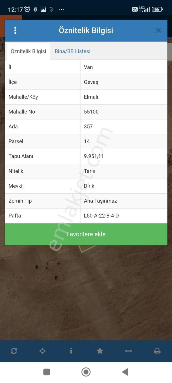 Gevaş Elmalı Mahallesinde Satılık10 Dönüm Tarla - Görsel 4