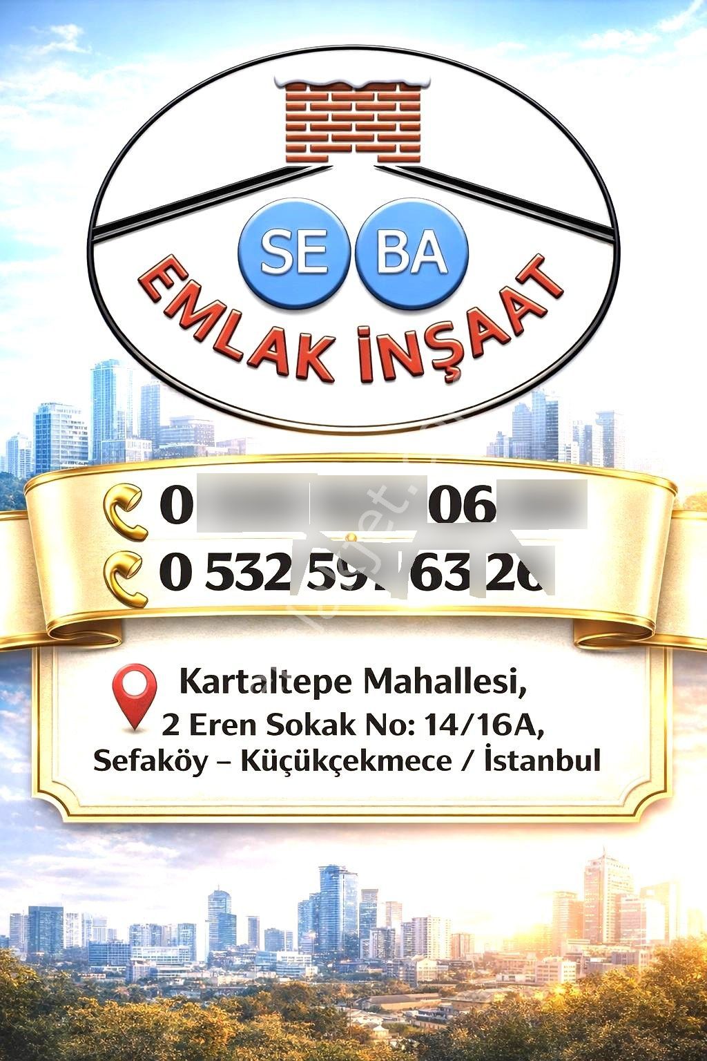 Seba'dan Söğütlüçeşme Mh 7.katlı 130.bin Tl Kira Getirisi Var 181m2 Arsalı