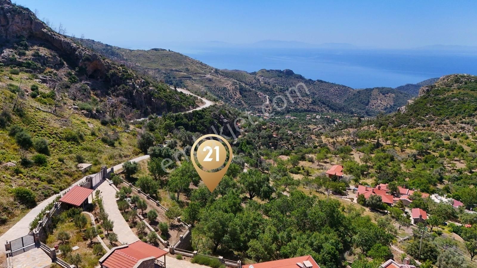 Datca Mesudiye'de Bademlik Vasfında 2231 M2 Arazi - Görsel 12