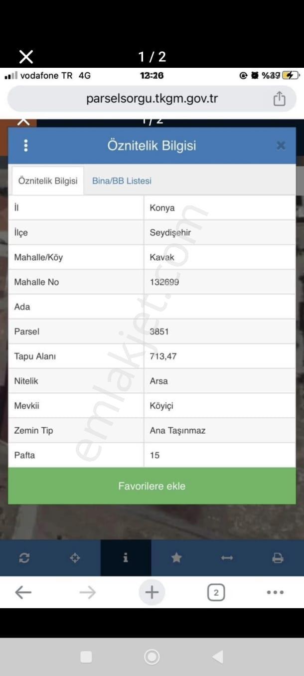 Kavak Mahallesi Köy İçi Arsa - Görsel 2