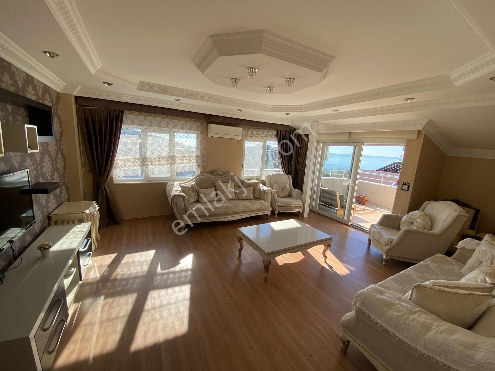 İnfo Dan Side Merkezde Eşyalı Kiralık 3+1 Teras Deniz Manzaralı - Görsel 5